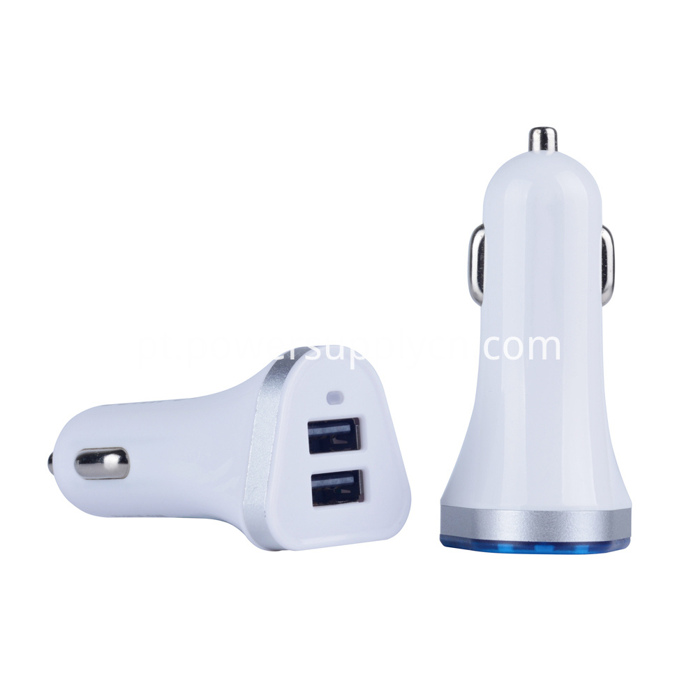 Carregador de carro usb 2 2 usb car charger